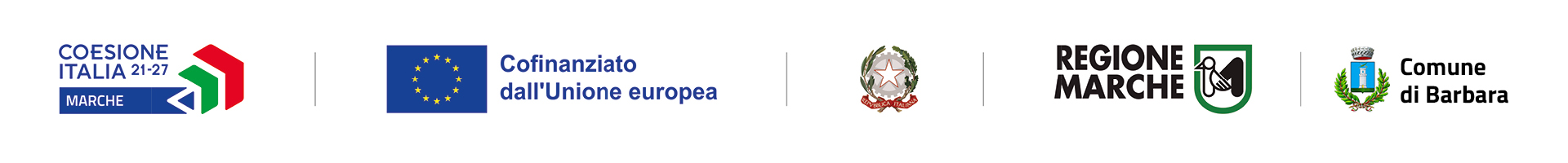 Barbara Digitale- Questo intervento è stato realizzato con il contributo dell’Unione europea Bando POR FESR Marche 2021-2027 - Asse 1 - Azione 1.2.2 - Int. 1.2.2.2 Bando per “Servizi digitali integrati”